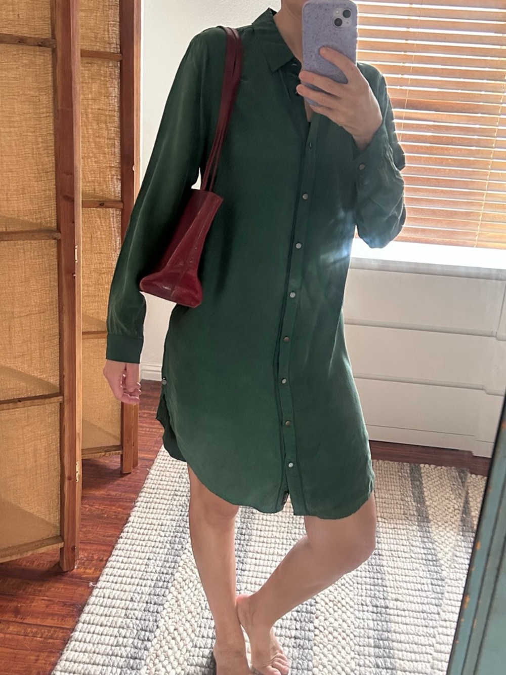 SCOTCH & SODA High-Low Shirt Dress M